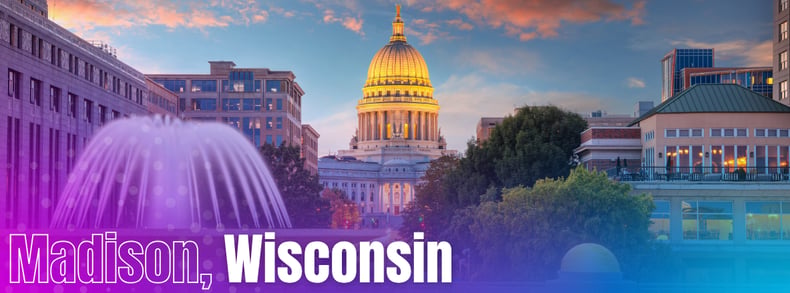 cityscape of madison, wisconsin