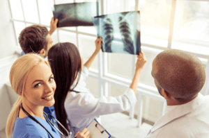 looking at x ray