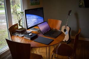 working from home