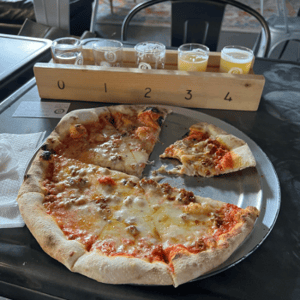 pizza and beer
