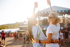 friends at a festival